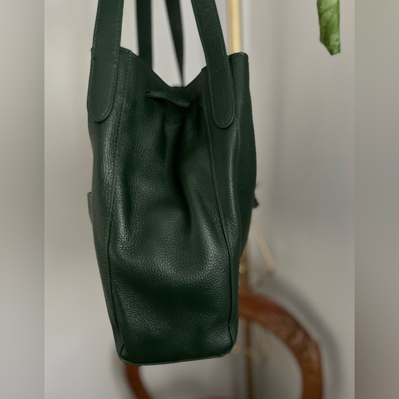Rich Green Laggo Bag with Tassels - Picture 4 of 11